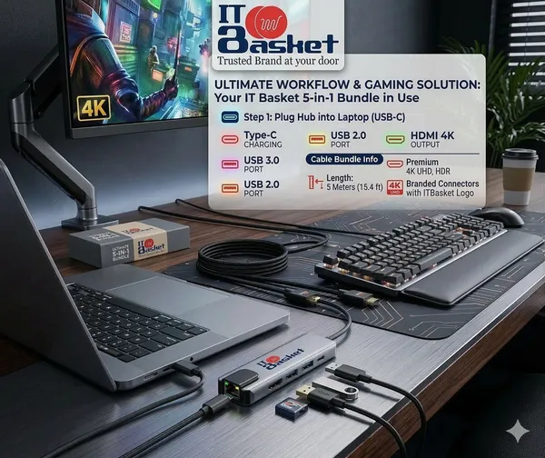 Grey_Laptop_Connectivity_Kit_Type-C_5-In-1_Hub_+_Hdmi_4K_5M_Cable_Multiport_4K_Uhd
