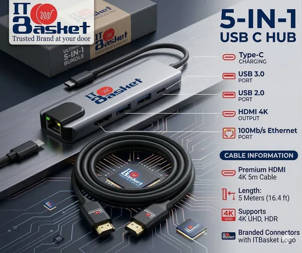 Grey_Laptop_Connectivity_Kit_Type-C_5-In-1_Hub_+_Hdmi_4K_5M_Cable_Multiport_4K_Uhd