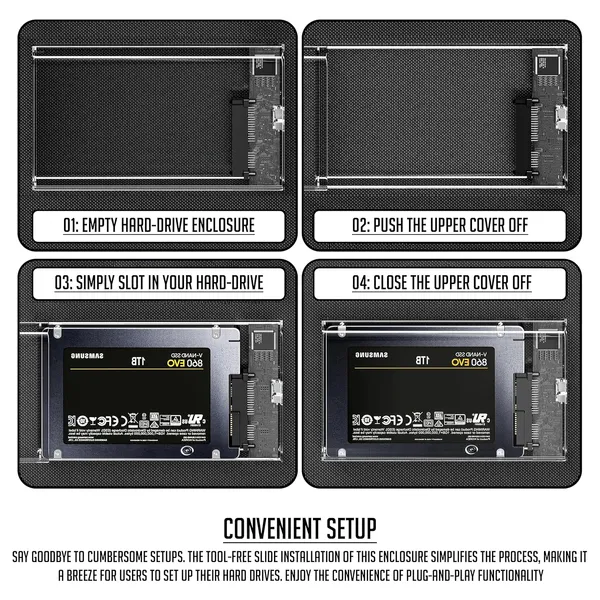 ITBasket_Transparent_2.5"_SATA_SSD_Enclosure_Case,_USB_3.0_to_SATA_Tool-Free_External_Hard_Disk_Case_with_Fast_Transfer_Speed_Compatible_with_2.5_SSD/HDD