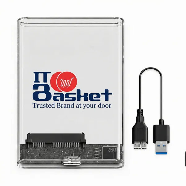 ITBasket_Transparent_2.5"_SATA_SSD_Enclosure_Case,_USB_3.0_to_SATA_Tool-Free_External_Hard_Disk_Case_with_Fast_Transfer_Speed_Compatible_with_2.5_SSD/HDD