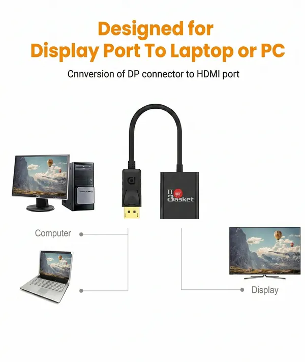 ITBasket_DisplayPort_(DP)_to_HDTV_Adapter,_4K_UHD,_Plug_&_Play,_Compact_Design
