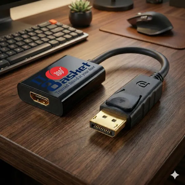 ITBasket_DisplayPort_(DP)_to_HDTV_Adapter,_4K_UHD,_Plug_&_Play,_Compact_Design