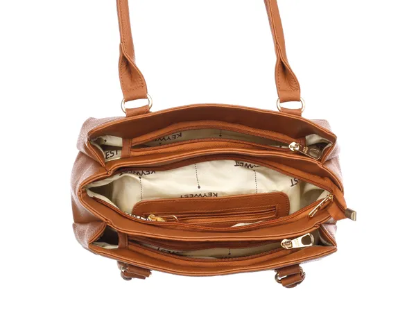 Keywest_Women's_Penguin_Tote_Handbag_for_Women_|_Hobo_Bag_for_Work_|_Ladies_Purse_|_Stylish_Shoulder_Bag_|_Gift_For_Women_|_Tan