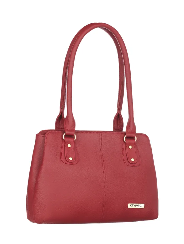 Keywest_Women's_Penguin_Tote_Handbag_for_Women_|_Hobo_Bag_for_Work_|_Ladies_Purse_|_Stylish_Shoulder_Bag_|_Gift_For_Women_|_Maroon