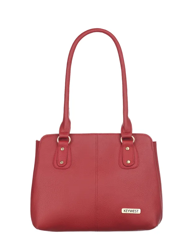 Keywest_Women's_Penguin_Tote_Handbag_for_Women_|_Hobo_Bag_for_Work_|_Ladies_Purse_|_Stylish_Shoulder_Bag_|_Gift_For_Women_|_Maroon