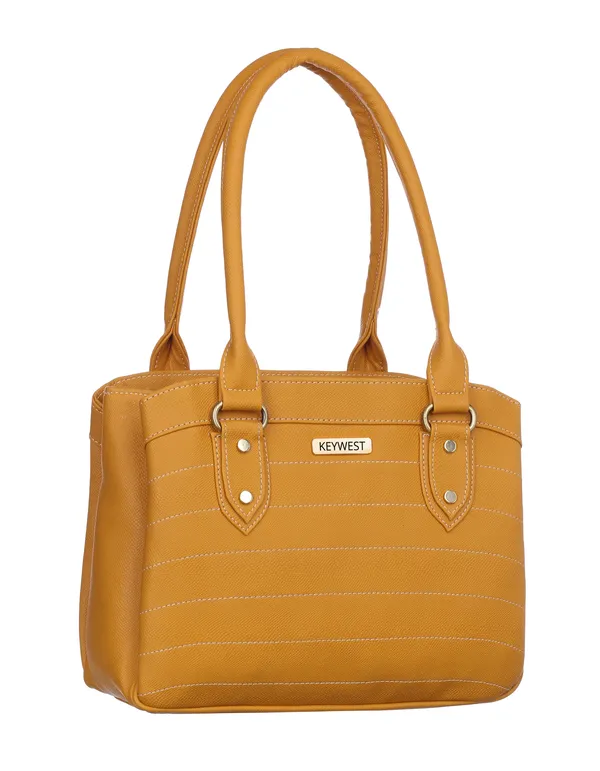 Keywest_Women's_Laura_Tote_Handbag_for_Women_|_Hobo_Bag_for_Work_|_Ladies_Purse_|_Stylish_Shoulder_Bag_|_Gift_For_Women_|_Yellow