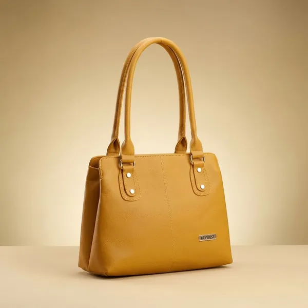 Keywest_Women's_Penguin_Tote_Handbag_for_Women_|_Hobo_Bag_for_Work_|_Ladies_Purse_|_Stylish_Shoulder_Bag_|_Gift_For_Women_|_Yellow