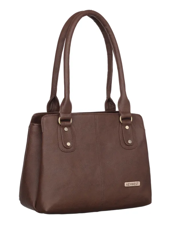 Keywest_Women's_Penguin_Tote_Handbag_for_Women_|_Hobo_Bag_for_Work_|_Ladies_Purse_|_Stylish_Shoulder_Bag_|_Gift_For_Women_|_Brown