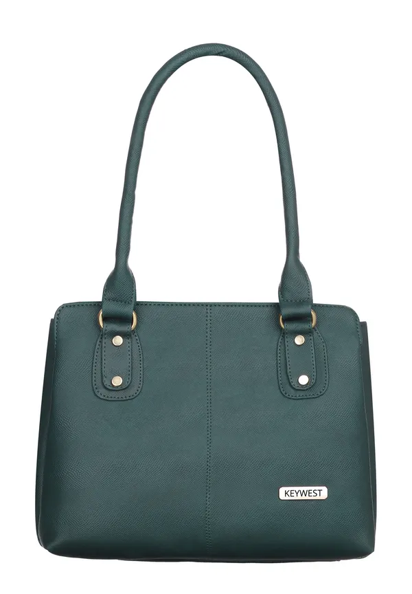 Keywest_Women's_Penguin_Tote_Handbag_for_Women_|_Hobo_Bag_for_Work_|_Ladies_Purse_|_Stylish_Shoulder_Bag_|_Gift_For_Women_|_Green