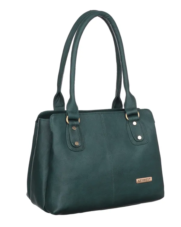 Keywest_Women's_Penguin_Tote_Handbag_for_Women_|_Hobo_Bag_for_Work_|_Ladies_Purse_|_Stylish_Shoulder_Bag_|_Gift_For_Women_|_Green