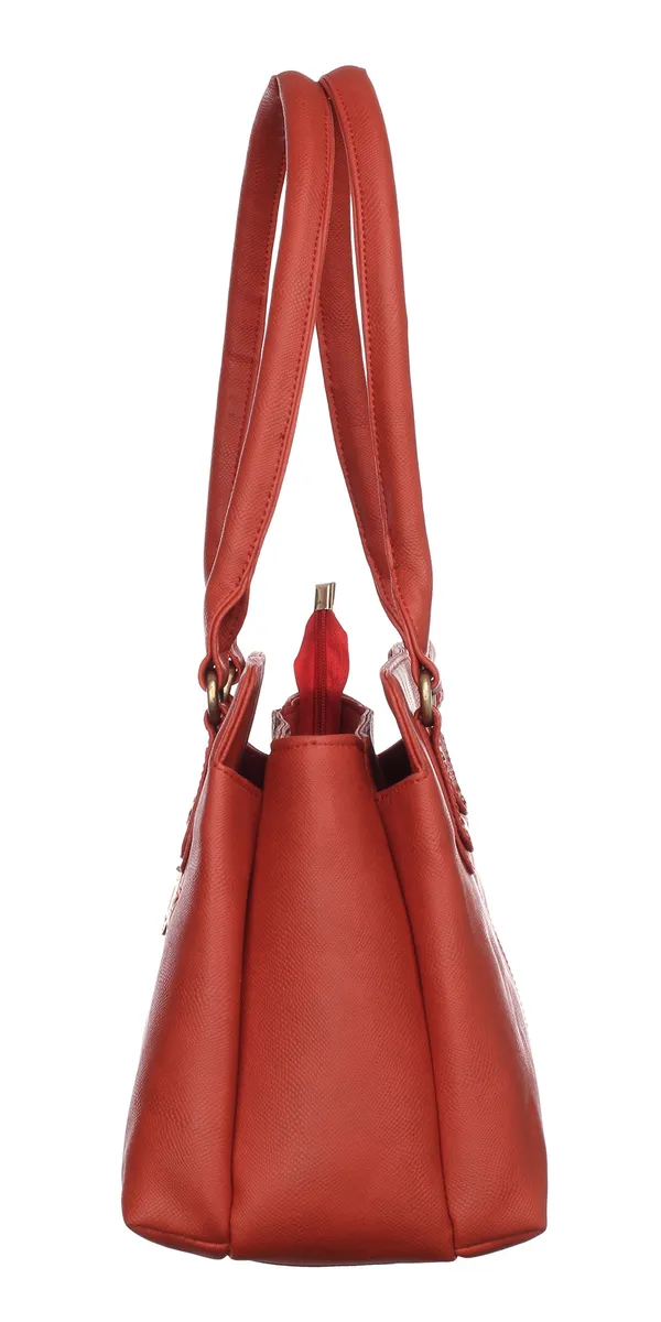 Keywest_Women's_Penguin_Tote_Handbag_for_Women_|_Hobo_Bag_for_Work_|_Ladies_Purse_|_Stylish_Shoulder_Bag_|_Gift_For_Women_|_Red