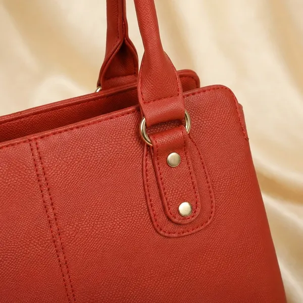 Keywest_Women's_Penguin_Tote_Handbag_for_Women_|_Hobo_Bag_for_Work_|_Ladies_Purse_|_Stylish_Shoulder_Bag_|_Gift_For_Women_|_Red