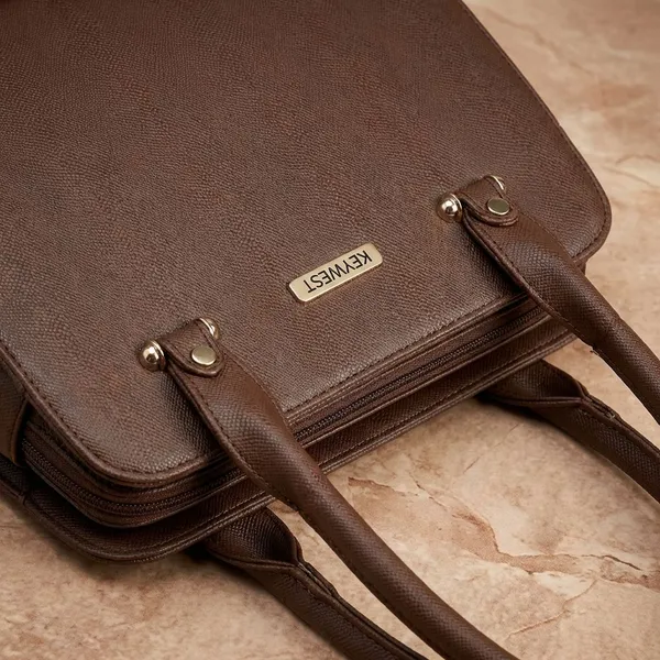 Keywest_Women's_Beach_Tote_Handbag_for_Women_|_Hobo_Bag_for_Work_|_Ladies_Purse_|_Stylish_Shoulder_Bag_|_Gift_For_Women_|_Brown