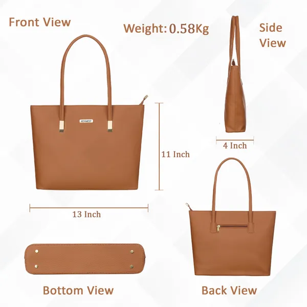 Keywest_Women's_Betula_Tote_Handbag_for_Women_|_Hobo_Bag_for_Work_|_Ladies_Purse_|_Stylish_Shoulder_Bag_|_Gift_For_Women_|_Tan