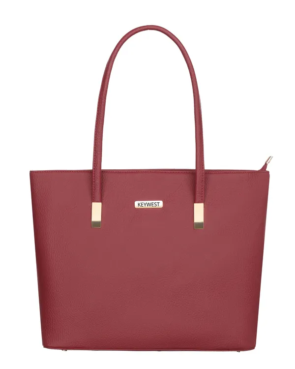 Keywest_Women's_Betula_Tote_Handbag_for_Women_|_Hobo_Bag_for_Work_|_Ladies_Purse_|_Stylish_Shoulder_Bag_|_Gift_For_Women_|_Maroon