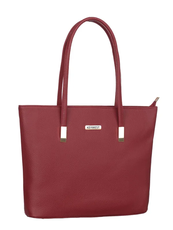 Keywest_Women's_Betula_Tote_Handbag_for_Women_|_Hobo_Bag_for_Work_|_Ladies_Purse_|_Stylish_Shoulder_Bag_|_Gift_For_Women_|_Maroon