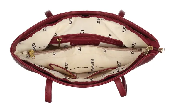 Keywest_Women's_Betula_Tote_Handbag_for_Women_|_Hobo_Bag_for_Work_|_Ladies_Purse_|_Stylish_Shoulder_Bag_|_Gift_For_Women_|_Maroon