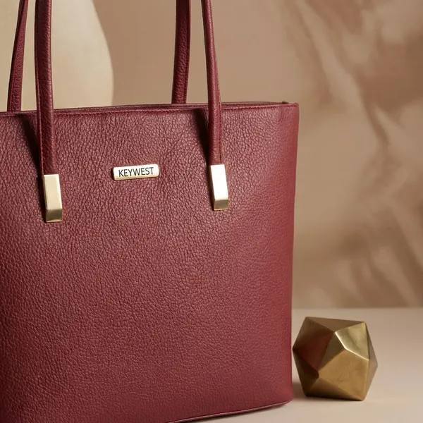 Keywest_Women's_Betula_Tote_Handbag_for_Women_|_Hobo_Bag_for_Work_|_Ladies_Purse_|_Stylish_Shoulder_Bag_|_Gift_For_Women_|_Maroon