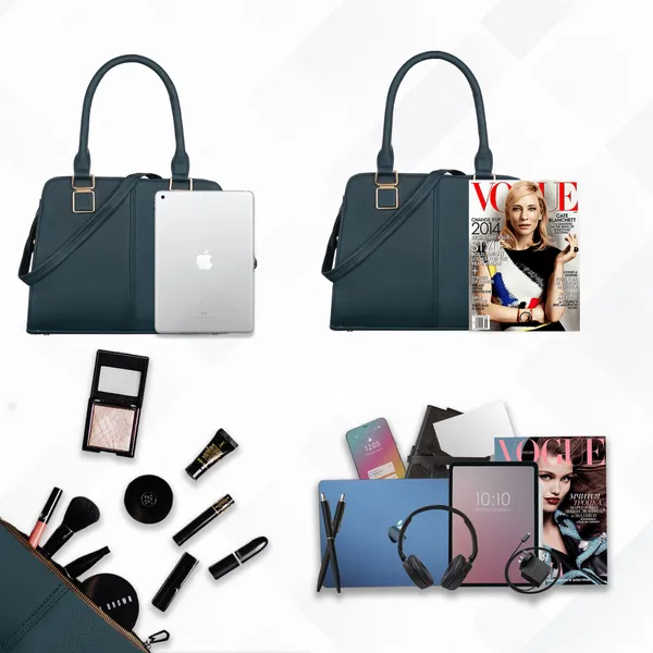 Keywest_Women's_Arlington_Tote_Handbag_for_Women_|_Hobo_Bag_for_Work_|_Ladies_Purse_|_Stylish_Shoulder_Bag_|_Gift_For_Women_|_Blue