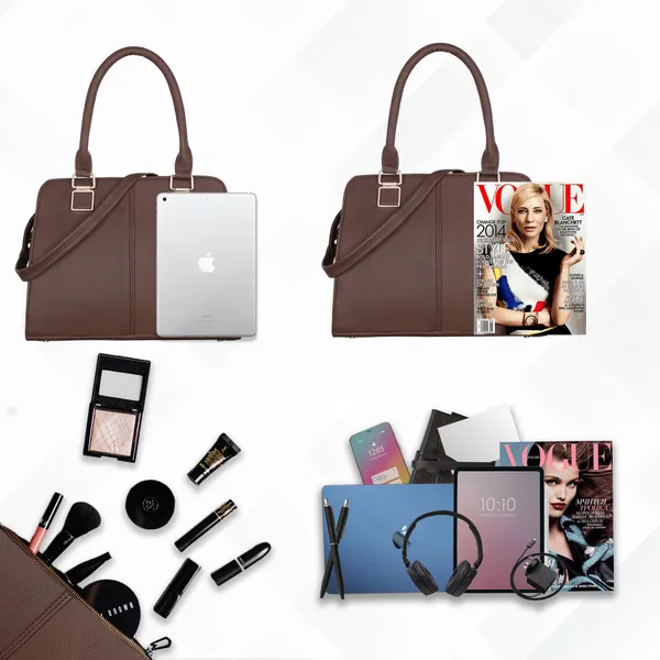 Keywest_Women's_Arlington_Tote_Handbag_for_Women_|_Hobo_Bag_for_Work_|_Ladies_Purse_|_Stylish_Shoulder_Bag_|_Gift_For_Women_|_Brown