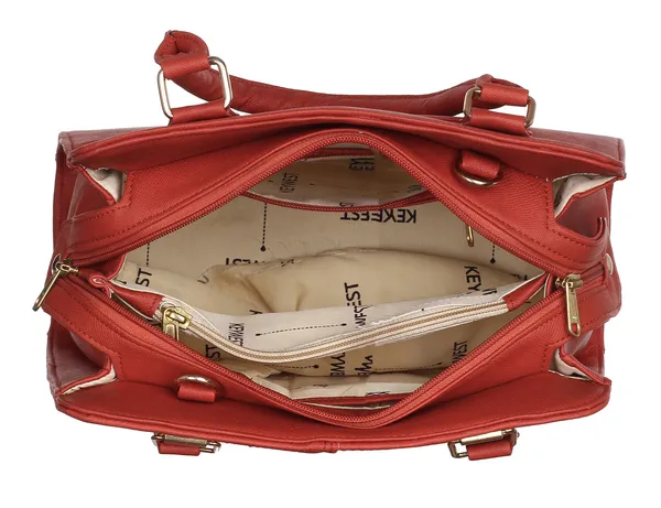 Keywest_Women's_Arlington_Tote_Handbag_for_Women_|_Hobo_Bag_for_Work_|_Ladies_Purse_|_Stylish_Shoulder_Bag_|_Gift_For_Women_|_Red