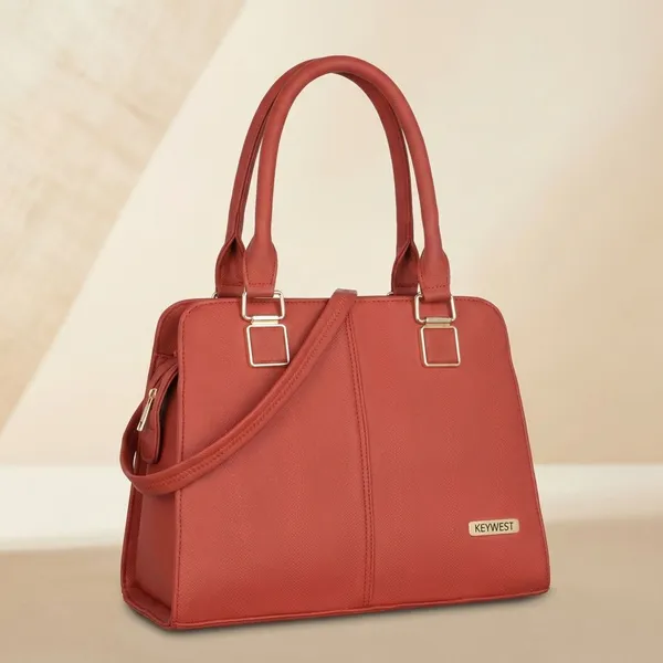 Keywest_Women's_Arlington_Tote_Handbag_for_Women_|_Hobo_Bag_for_Work_|_Ladies_Purse_|_Stylish_Shoulder_Bag_|_Gift_For_Women_|_Red