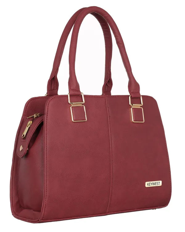 Keywest_Women's_Arlington_Tote_Handbag_for_Women_|_Hobo_Bag_for_Work_|_Ladies_Purse_|_Stylish_Shoulder_Bag_|_Gift_For_Women_|_Maroon