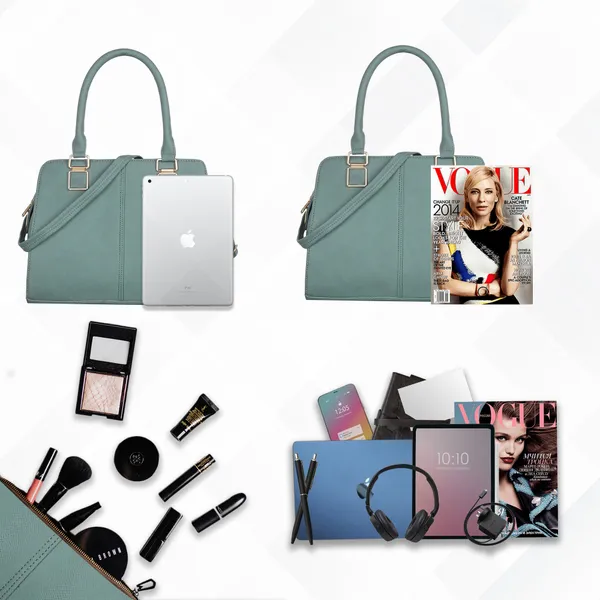 Keywest_Women's_Arlington_Tote_Handbag_for_Women_|_Hobo_Bag_for_Work_|_Ladies_Purse_|_Stylish_Shoulder_Bag_|_Gift_For_Women_|_Grey