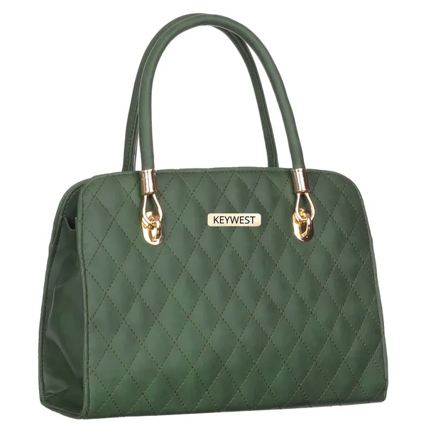Keywest_Women's_Diamond_Tote_Handbag_for_Women_|_Hobo_Bag_for_Work_|_Ladies_Purse_|_Stylish_Shoulder_Bag_|_Gift_For_Women_|_Green
