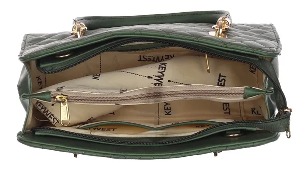 Keywest_Women's_Diamond_Tote_Handbag_for_Women_|_Hobo_Bag_for_Work_|_Ladies_Purse_|_Stylish_Shoulder_Bag_|_Gift_For_Women_|_Green