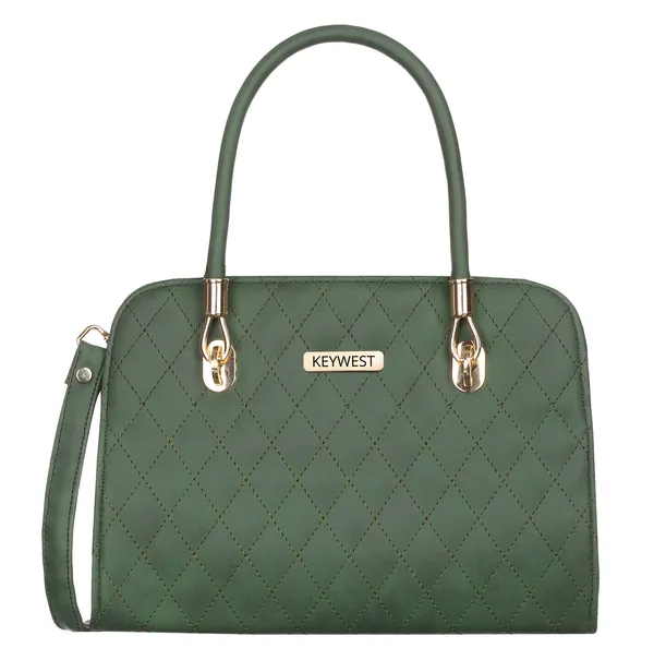 Keywest_Women's_Diamond_Tote_Handbag_for_Women_|_Hobo_Bag_for_Work_|_Ladies_Purse_|_Stylish_Shoulder_Bag_|_Gift_For_Women_|_Green