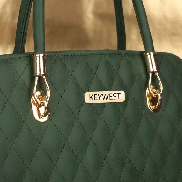 Keywest_Women's_Diamond_Tote_Handbag_for_Women_|_Hobo_Bag_for_Work_|_Ladies_Purse_|_Stylish_Shoulder_Bag_|_Gift_For_Women_|_Green