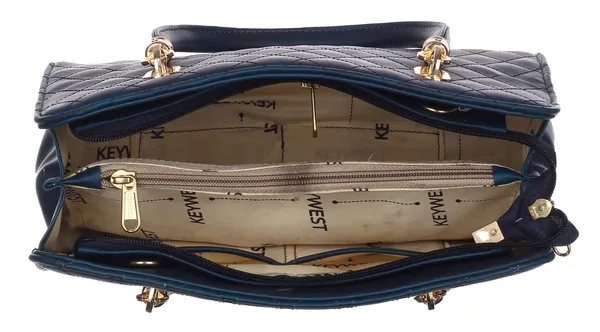Keywest_Women's_Diamond_Tote_Handbag_for_Women_|_Hobo_Bag_for_Work_|_Ladies_Purse_|_Stylish_Shoulder_Bag_|_Gift_For_Women_|_Blue