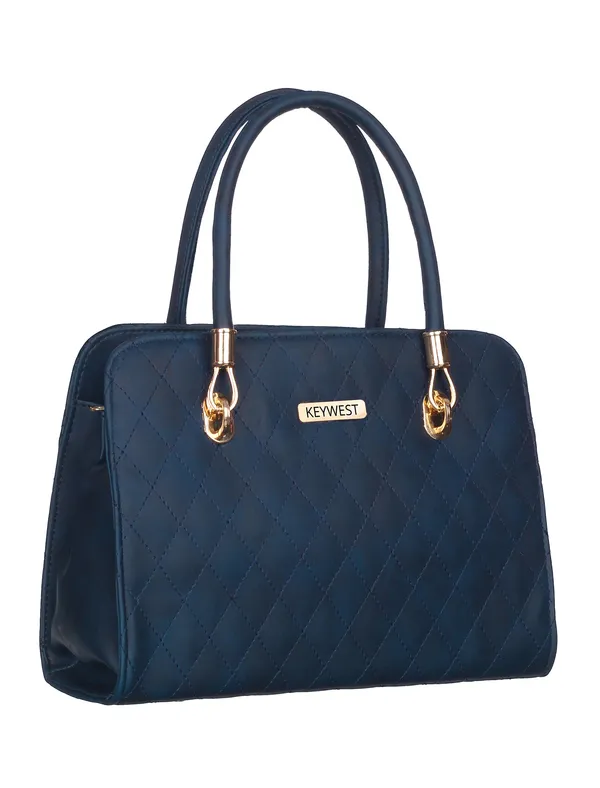 Keywest_Women's_Diamond_Tote_Handbag_for_Women_|_Hobo_Bag_for_Work_|_Ladies_Purse_|_Stylish_Shoulder_Bag_|_Gift_For_Women_|_Blue