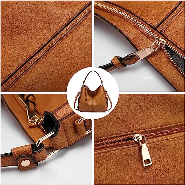 Keywest_Women's_Classic_Tote_Handbag_for_Women_|_Hobo_Bag_for_Work_|_Ladies_Purse_|_Stylish_Shoulder_Bag_|_Gift_For_Women_|_Tan