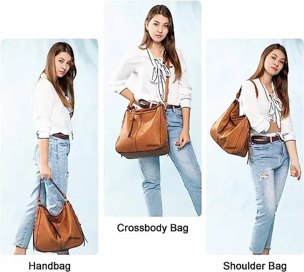 Keywest_Women's_Classic_Tote_Handbag_for_Women_|_Hobo_Bag_for_Work_|_Ladies_Purse_|_Stylish_Shoulder_Bag_|_Gift_For_Women_|_Tan