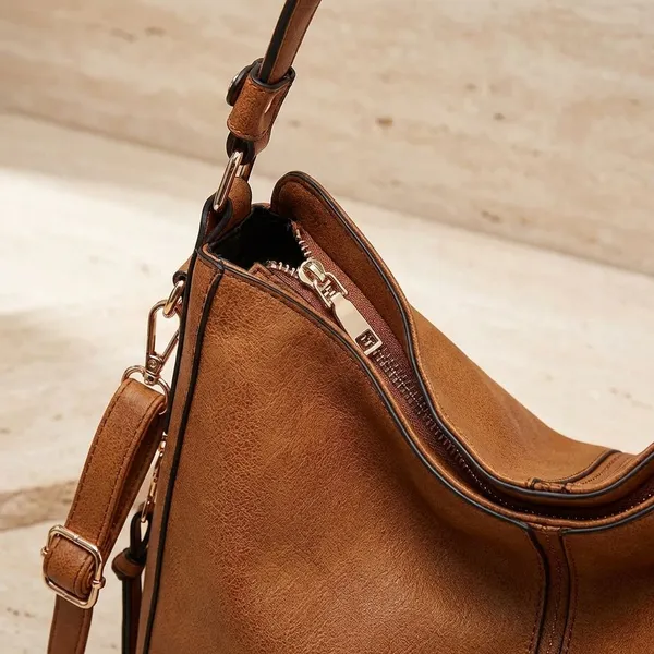Keywest_Women's_Classic_Tote_Handbag_for_Women_|_Hobo_Bag_for_Work_|_Ladies_Purse_|_Stylish_Shoulder_Bag_|_Gift_For_Women_|_Tan