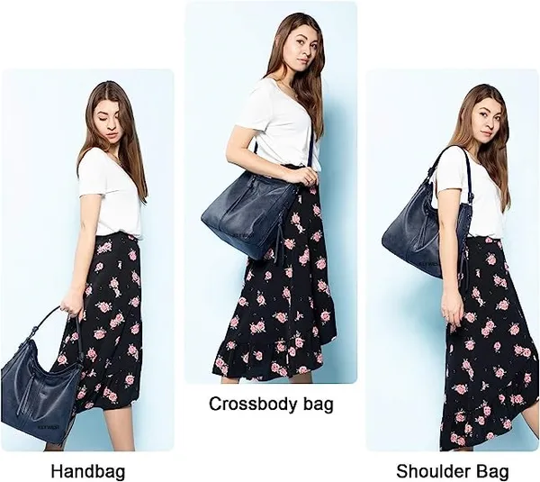 Keywest_Women's_Classic_Tote_Handbag_for_Women_|_Hobo_Bag_for_Work_|_Ladies_Purse_|_Stylish_Shoulder_Bag_|_Gift_For_Women_|_Blue