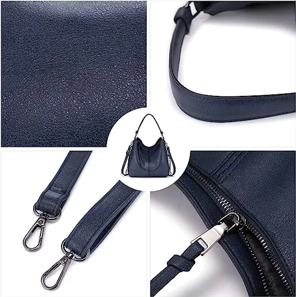 Keywest_Women's_Classic_Tote_Handbag_for_Women_|_Hobo_Bag_for_Work_|_Ladies_Purse_|_Stylish_Shoulder_Bag_|_Gift_For_Women_|_Blue