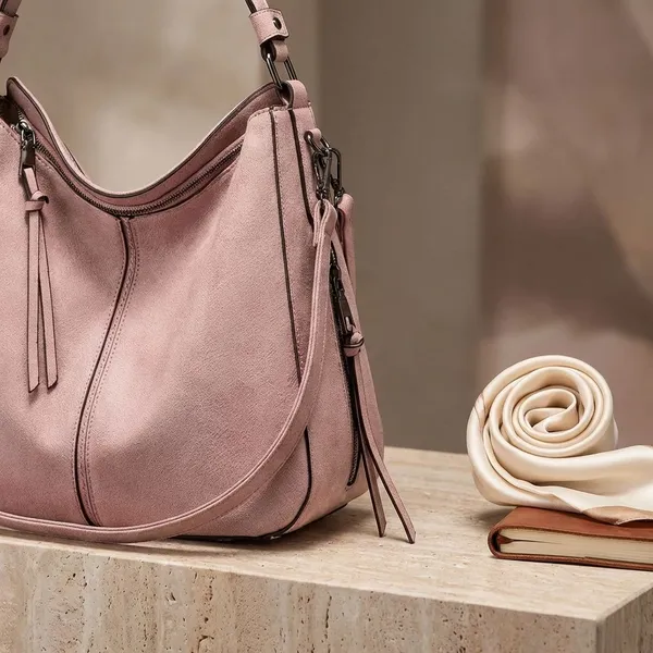 Keywest_Women's_Classic_Tote_Handbag_for_Women_|_Hobo_Bag_for_Work_|_Ladies_Purse_|_Stylish_Shoulder_Bag_|_Gift_For_Women_|_Light_Pink