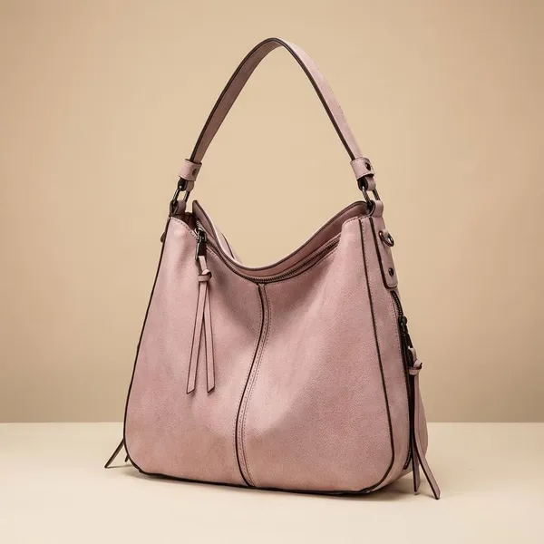 Keywest_Women's_Classic_Tote_Handbag_for_Women_|_Hobo_Bag_for_Work_|_Ladies_Purse_|_Stylish_Shoulder_Bag_|_Gift_For_Women_|_Light_Pink