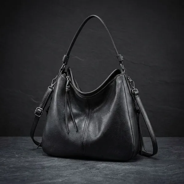 Keywest_Women's_Classic_Tote_Handbag_for_Women_|_Hobo_Bag_for_Work_|_Ladies_Purse_|_Stylish_Shoulder_Bag_|_Gift_For_Women_|_Black