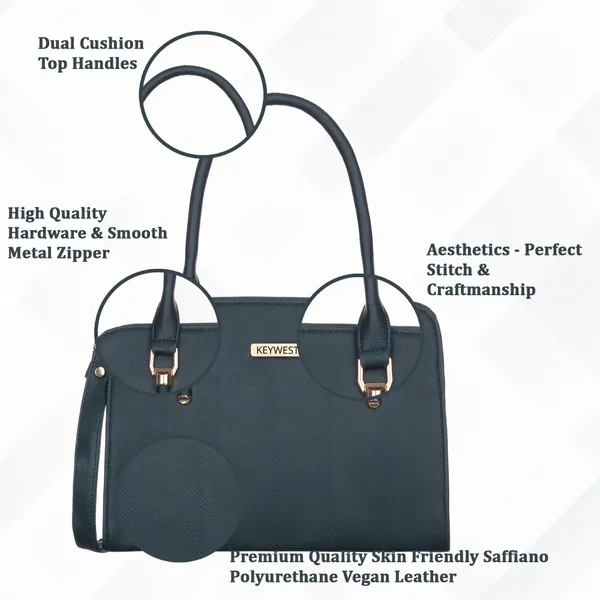 Keywest_Women's_Squarish_Tote_Handbag_for_Women_|_Hobo_Bag_for_Work_|_Ladies_Purse_|_Stylish_Shoulder_Bag_|_Gift_For_Women_|_Blue