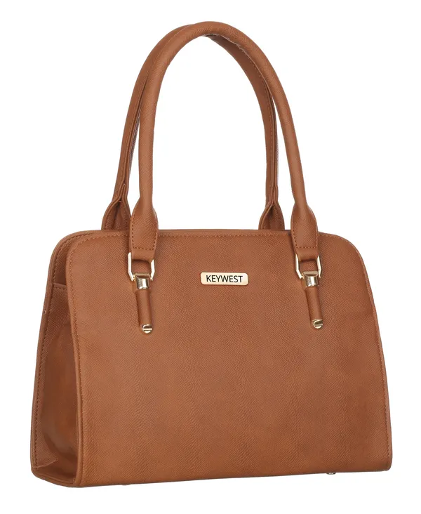 Keywest_Women's_Squarish_Tote_Handbag_for_Women_|_Hobo_Bag_for_Work_|_Ladies_Purse_|_Stylish_Shoulder_Bag_|_Gift_For_Women_|_Tan