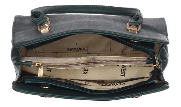 Keywest_Women's_Squarish_Tote_Handbag_for_Women_|_Hobo_Bag_for_Work_|_Ladies_Purse_|_Stylish_Shoulder_Bag_|_Gift_For_Women_|_Green