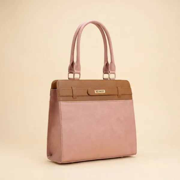 Keywest_Women's_Giant_Tote_Handbag_for_Women_|_Hobo_Bag_for_Work_|_Ladies_Purse_|_Stylish_Shoulder_Bag_|_Gift_For_Women_|_Pink