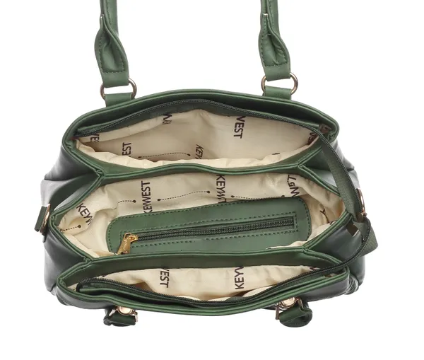 Keywest_Women's_Alessandra_Tote_Handbag_for_Women_|_Hobo_Bag_for_Work_|_Ladies_Purse_|_Stylish_Shoulder_Bag_|_Gift_For_Women_|_Green