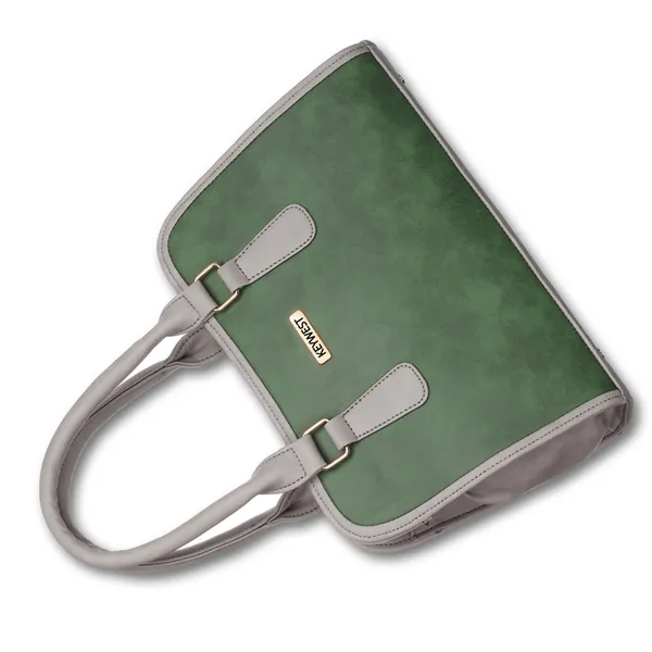 Keywest_Women's_Laurent_Tote_Handbag_for_Women_|_Hobo_Bag_for_Work_|_Ladies_Purse_|_Stylish_Shoulder_Bag_|_Gift_For_Women_|_Green_||_Grey