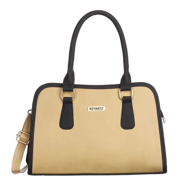 Keywest_Women's_Laurent_Tote_Handbag_for_Women_|_Hobo_Bag_for_Work_|_Ladies_Purse_|_Stylish_Shoulder_Bag_|_Gift_For_Women_|_Beige_||_Black