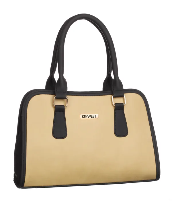 Keywest_Women's_Laurent_Tote_Handbag_for_Women_|_Hobo_Bag_for_Work_|_Ladies_Purse_|_Stylish_Shoulder_Bag_|_Gift_For_Women_|_Beige_||_Black